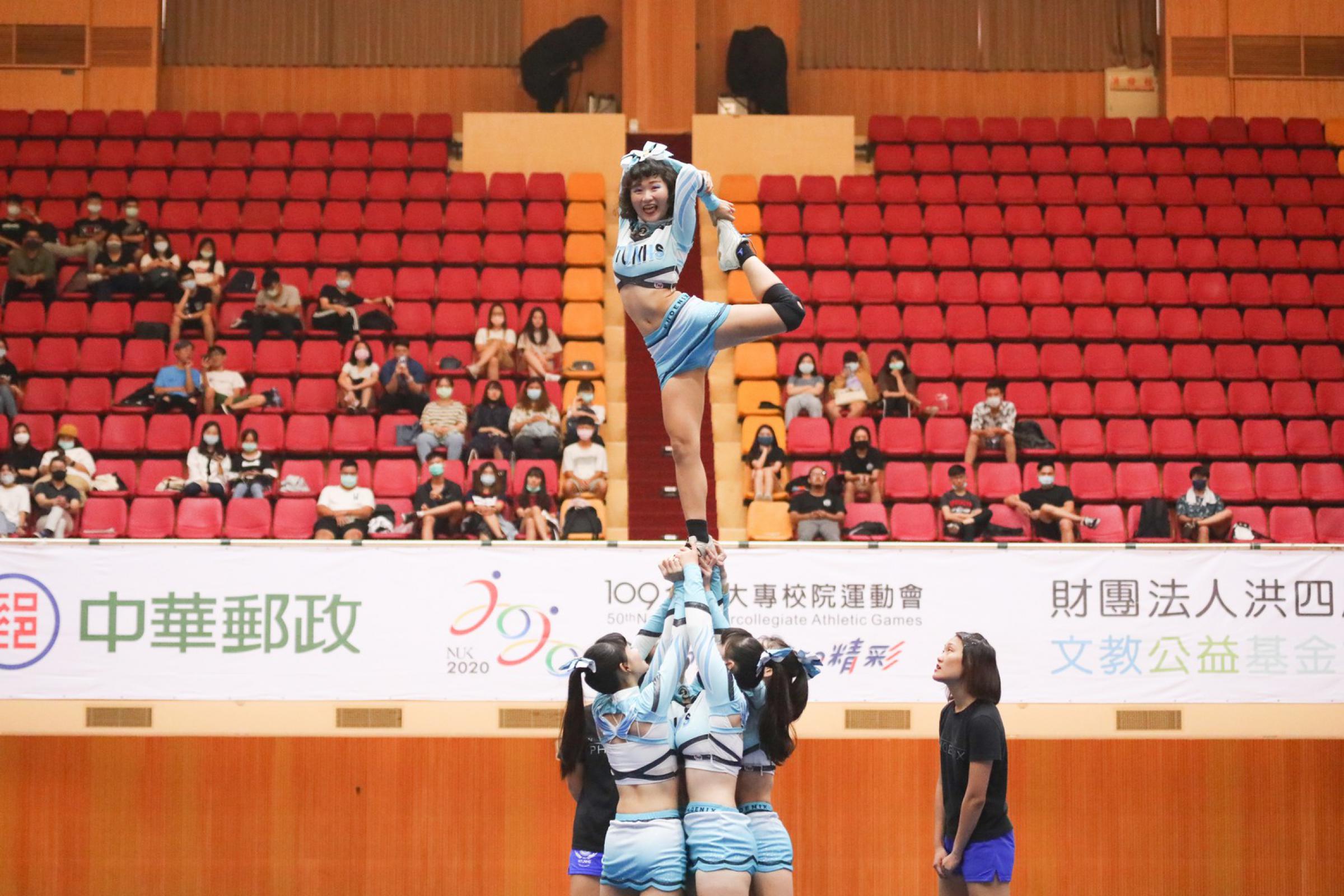 (圖)照片-109年度全國大專校院運動會競技啦啦隊項目-5