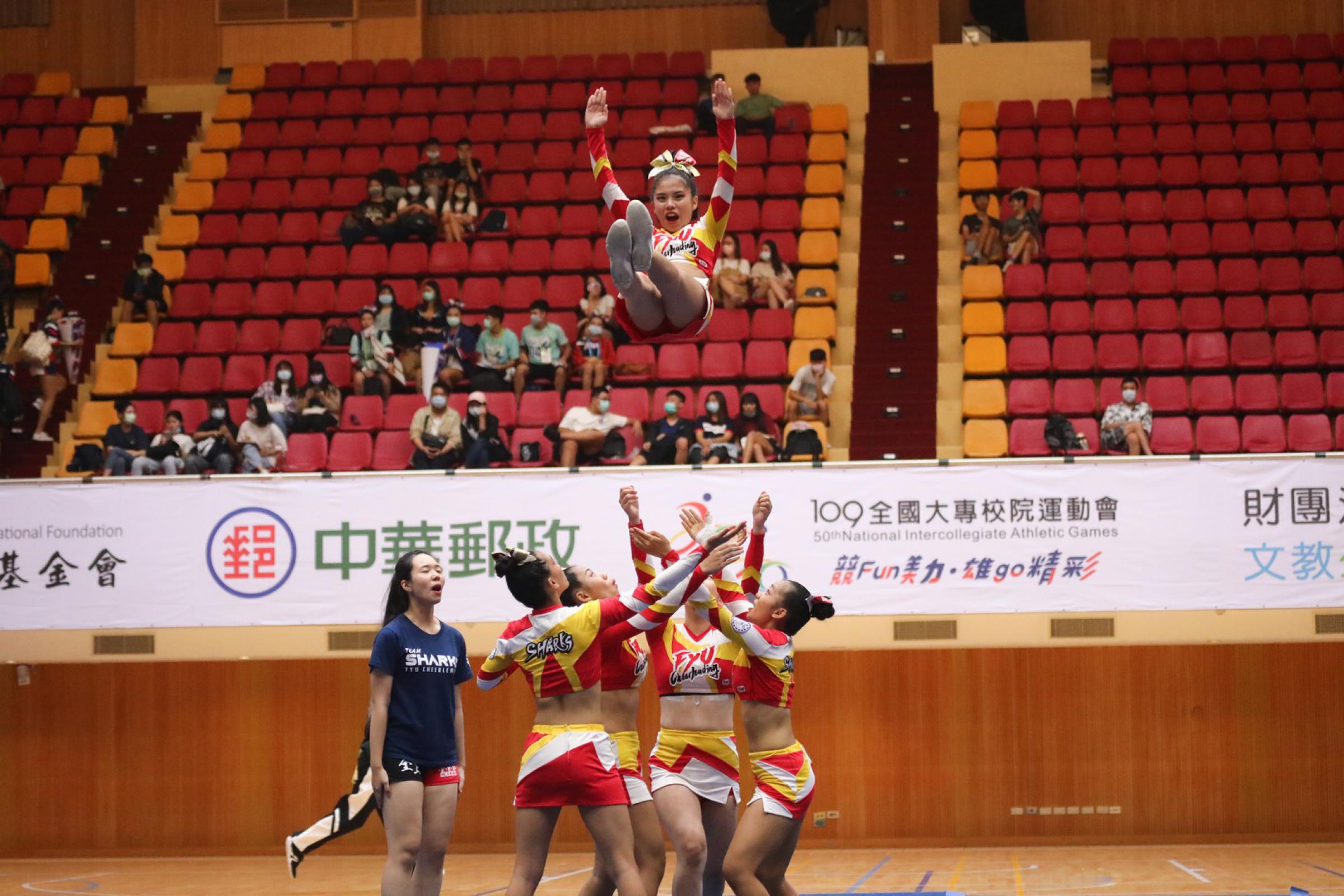 (圖)照片-109年度全國大專校院運動會競技啦啦隊項目-6