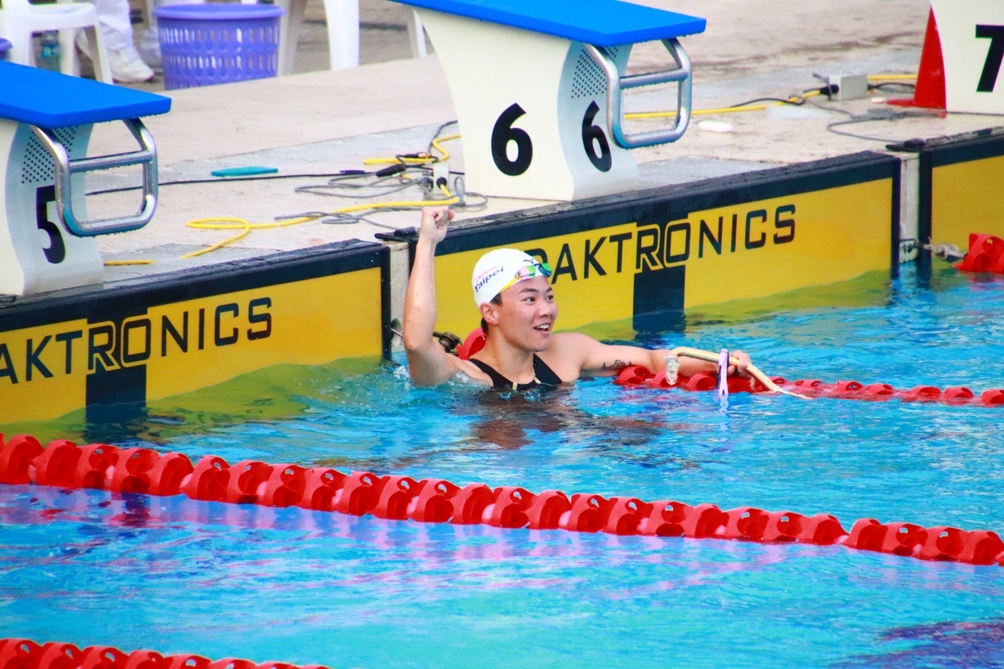 (圖)何品莉選手參加2022世錦賽200公尺雙蹼泳奪金牌資料來源中華民國水中運動協會