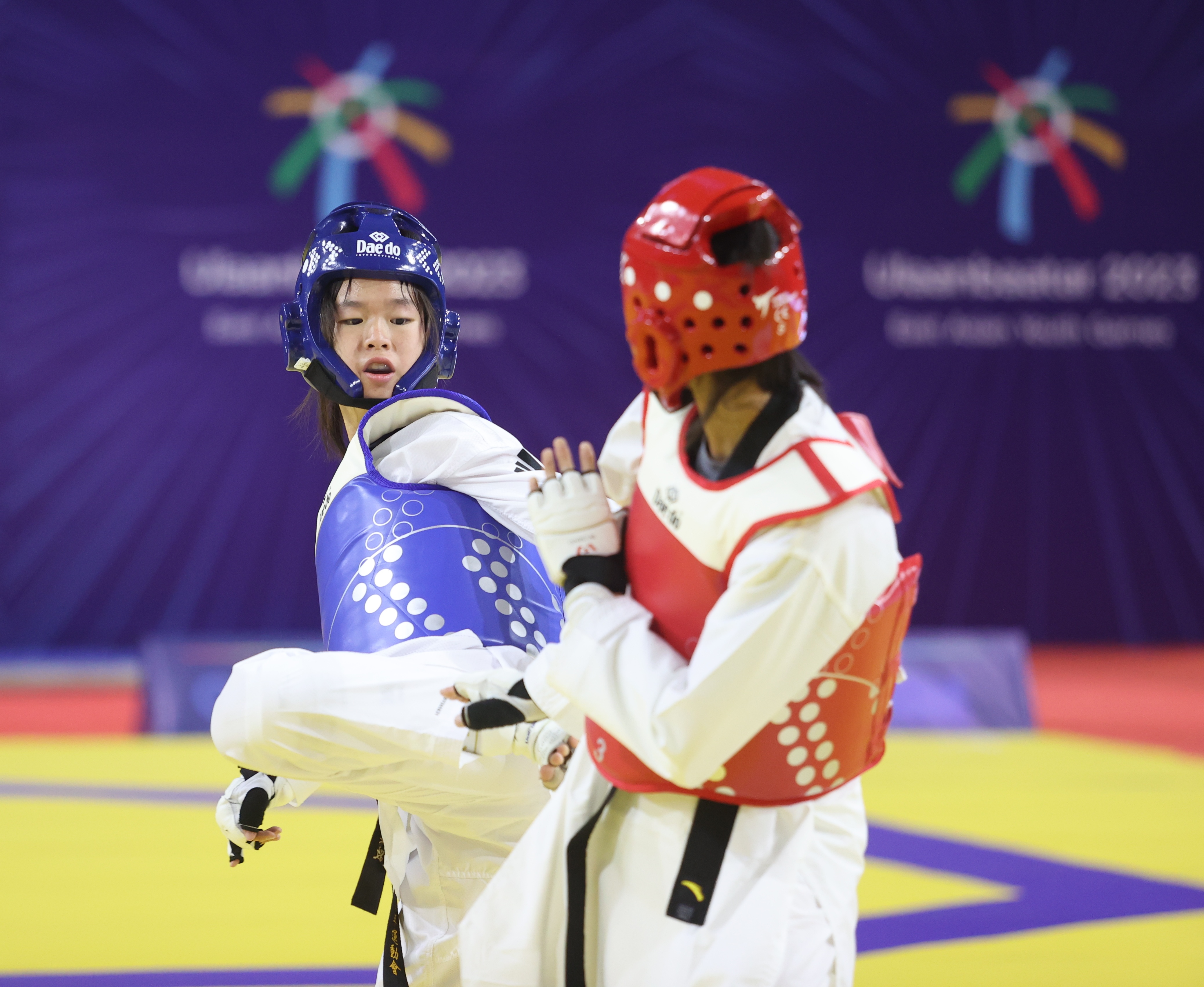 (圖)跆拳道項目周美孜選手獲得銀牌，照片出處體育署