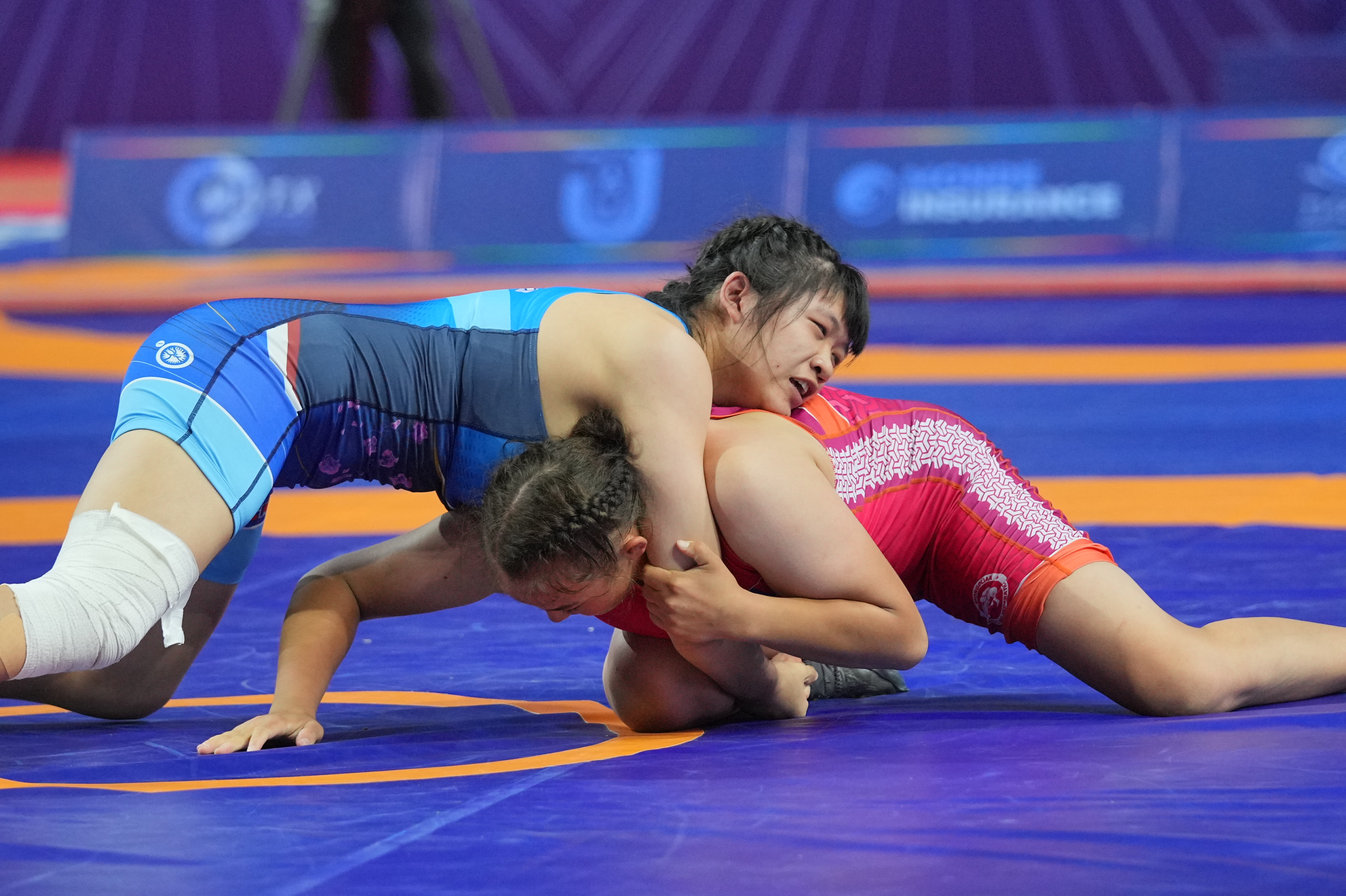(圖)李妍儀選手獲得角力女子自由式65公斤以下級銅牌，照片出處體育署