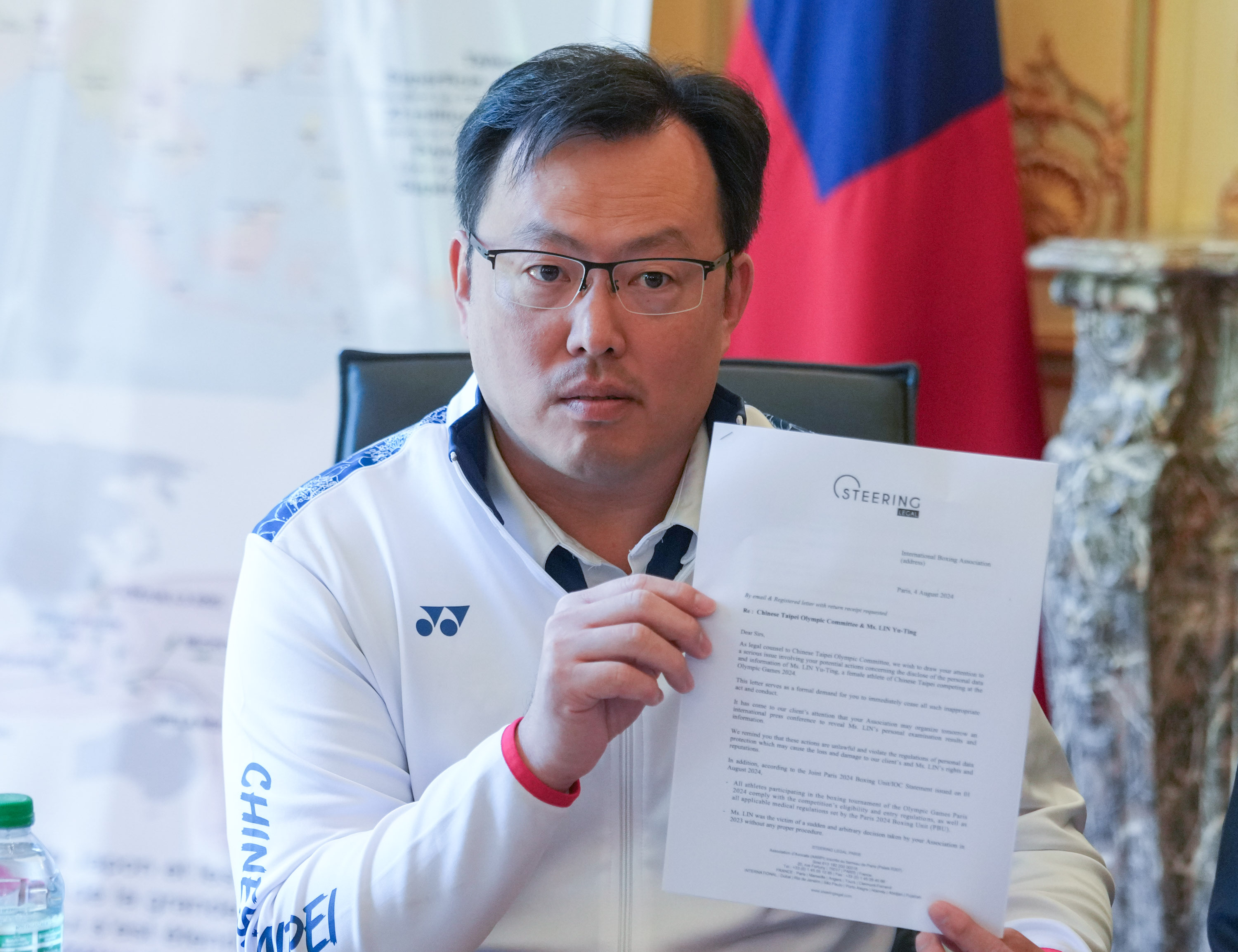 (圖)鄭世忠署長特別感謝吳志中大使的居中協調，讓歧視性言論得以平反，也讓代表團組團參賽能夠順利進行。