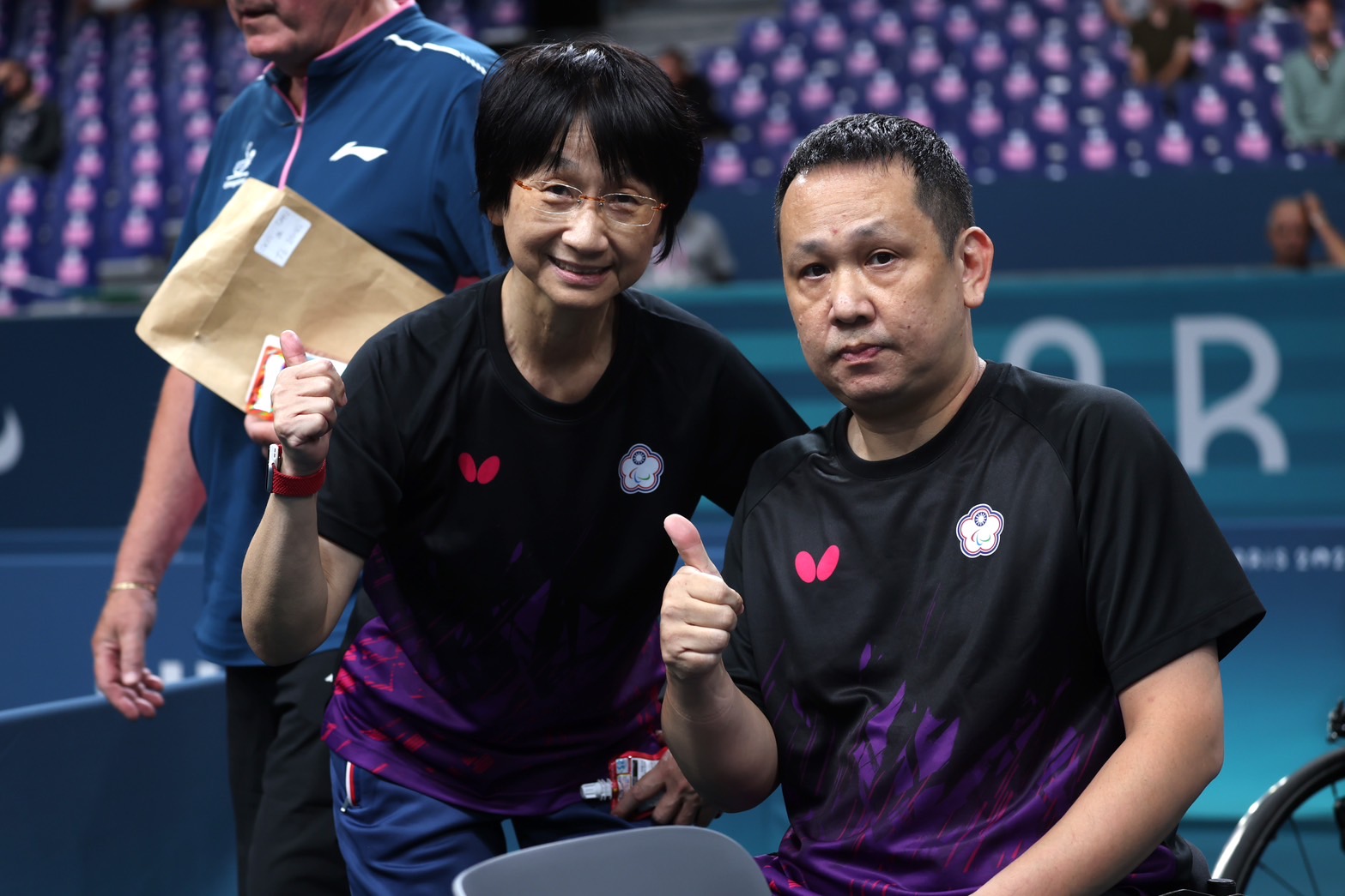 (圖)(附件照片3)1130903-1-巴黎帕運桌球男單TT5級選手程銘志晉級4強。