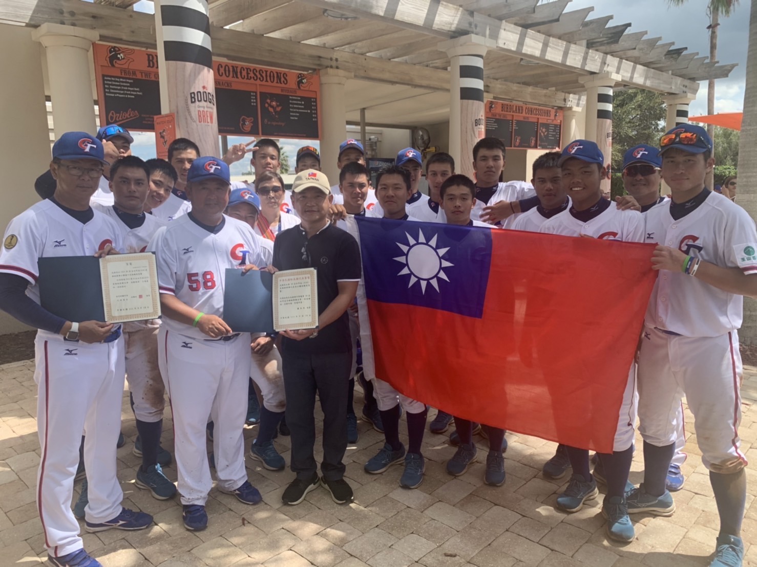 (圖)Taipei Economic and Cultural Office in Miami Director General Amino C.Y. Chi. sent a congratulatory message to Taiwan’s team at the U-15 Baseball World Cup. provided by the Chinese Taipei Baseball Association.