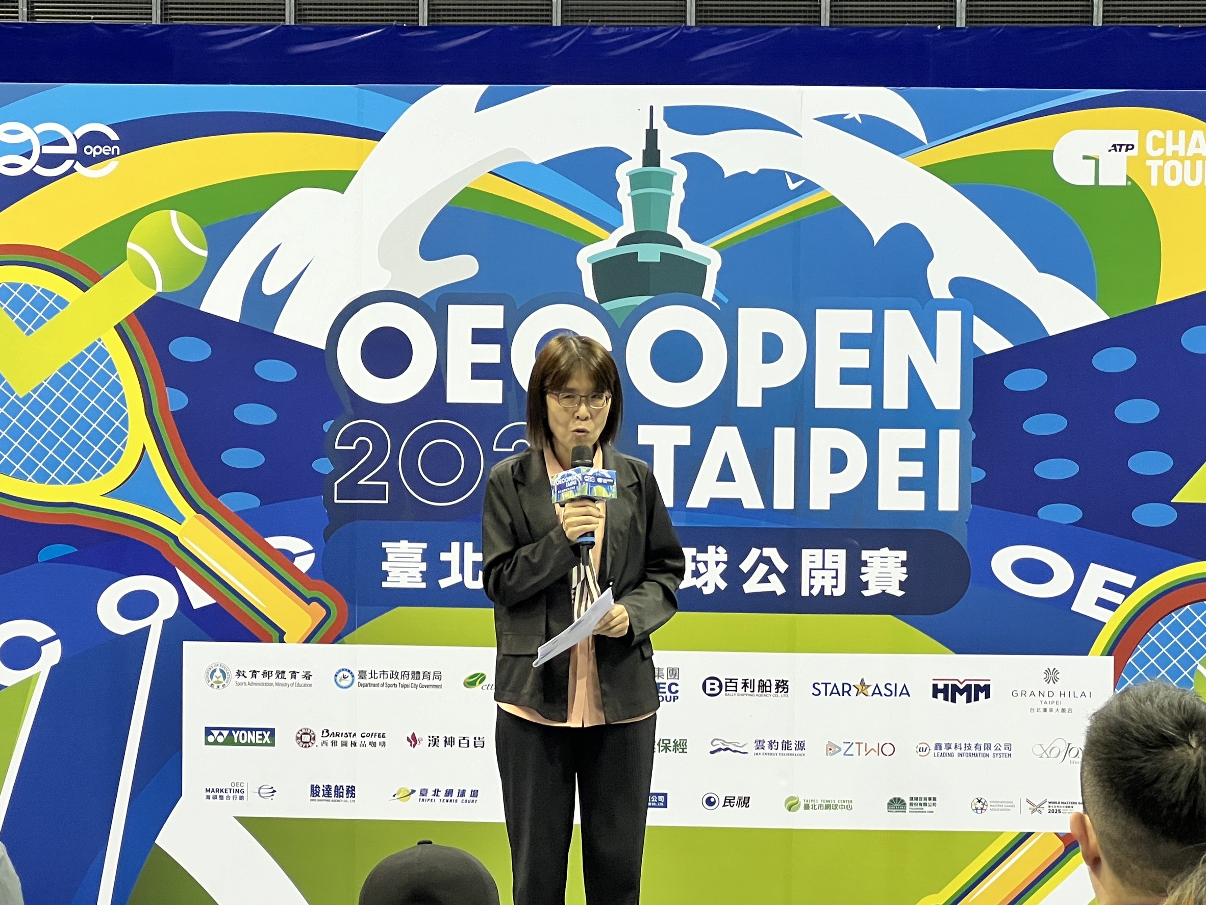 (圖)SA Director Hsu Hsiu-ling of the International and Cross-Strait Sports Division, attended the press conference of the 