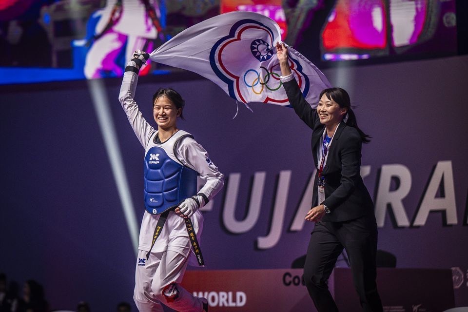 (圖)Taiwanese athlete Wu Shao-yen won the gold medal in the women’s sub -55kg category at the 2025 World Taekwondo Cadet Championship. (Photo provided by the Chinese Taipei Taekwondo Association)