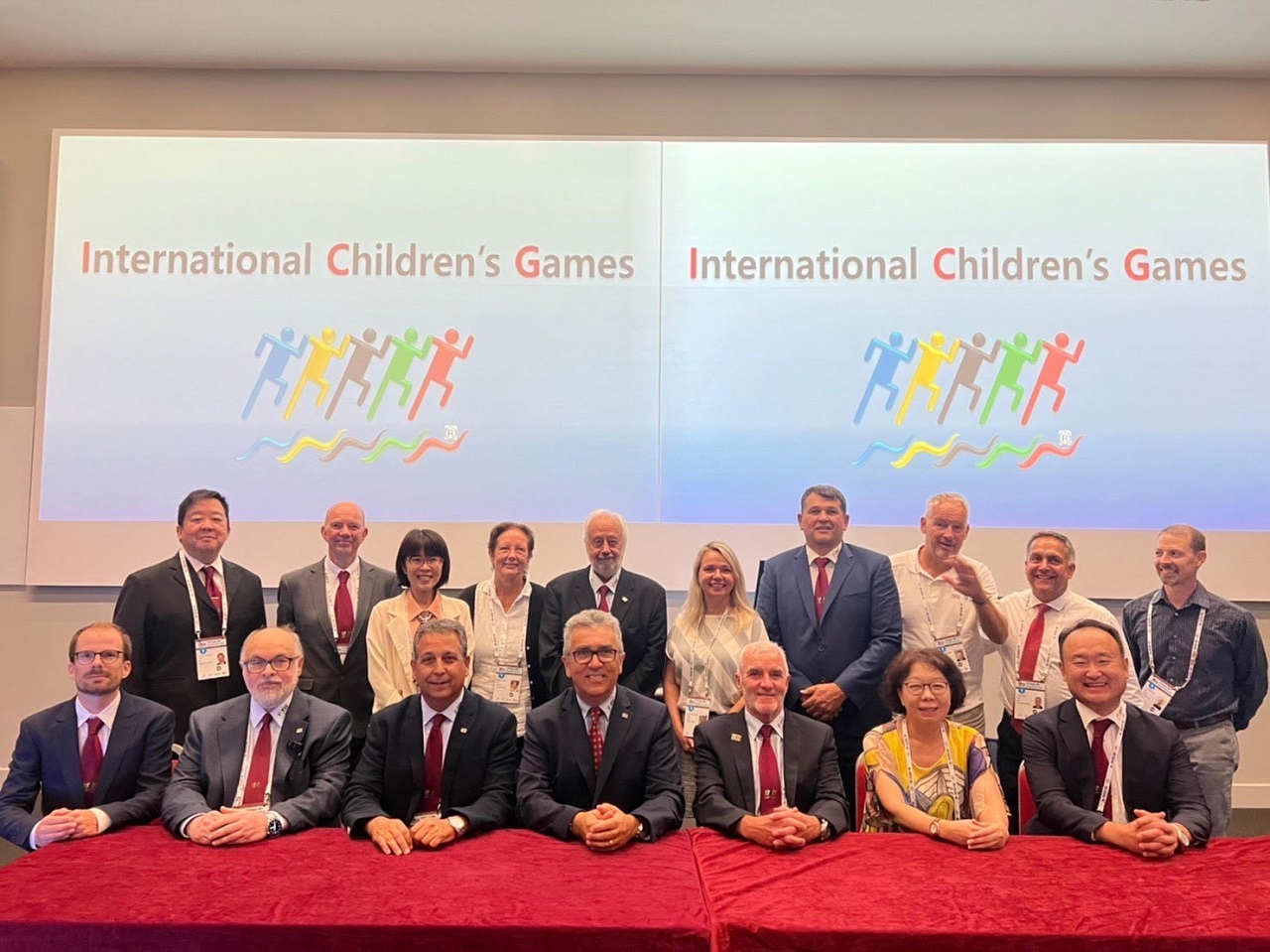 (圖)International Children's Game General Assembly Group Photo