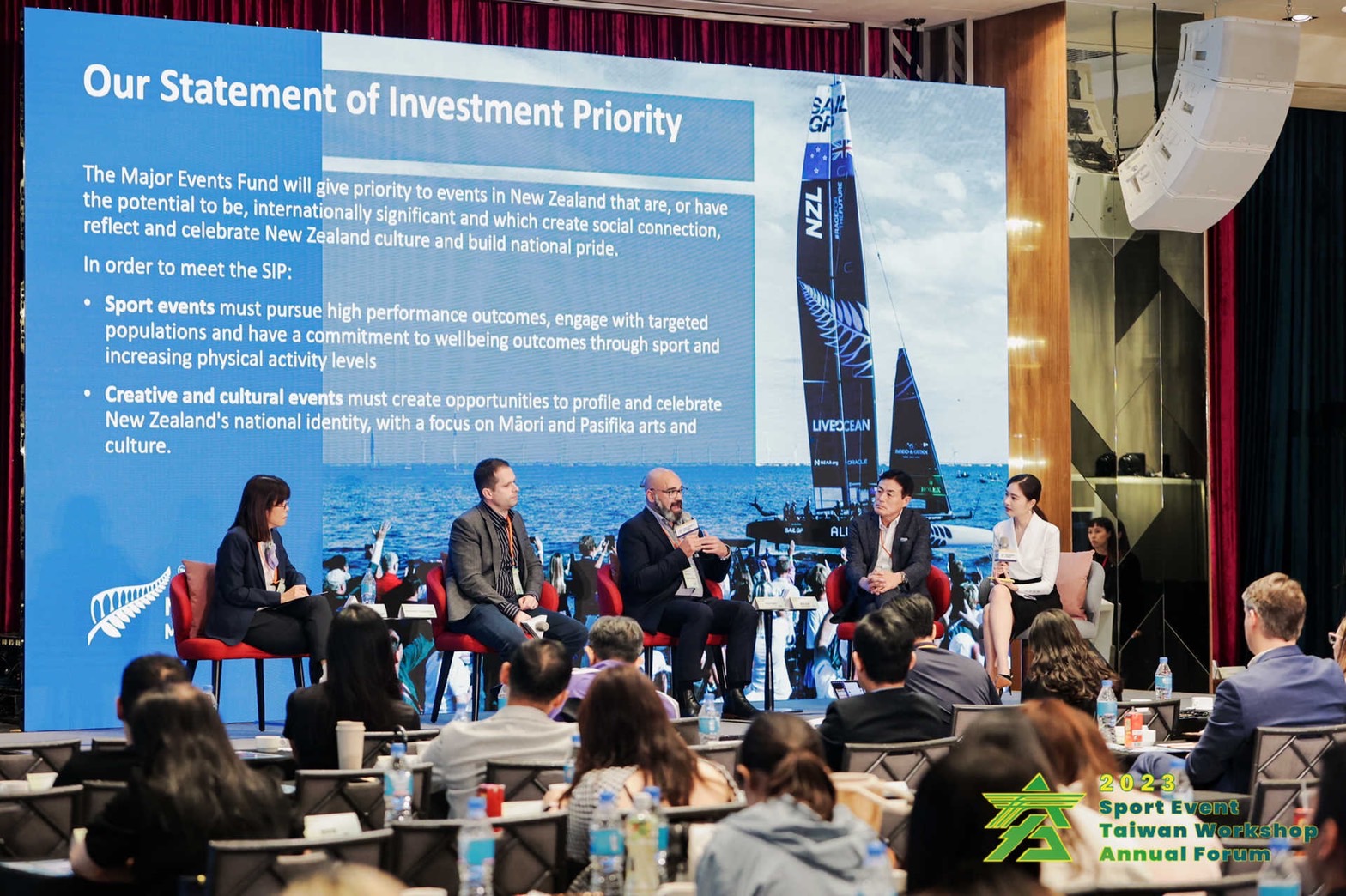 (圖)(附件照片5)1121117-1-Experts and scholars from various countries shared the innovative applications and event cases, pay attention to the implementation of sustainable development in the sports industry, and grasp the new development of the times.