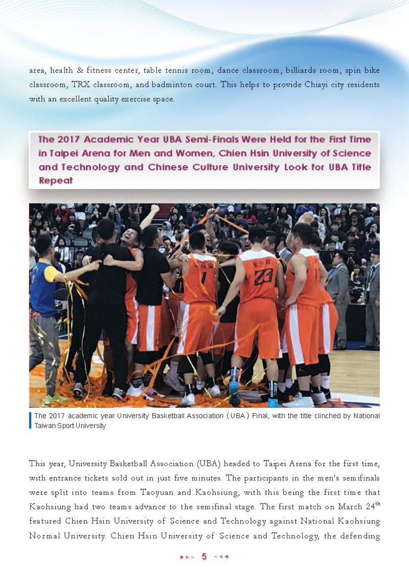 Sports Administration Newsletter 64 March 2018 p5