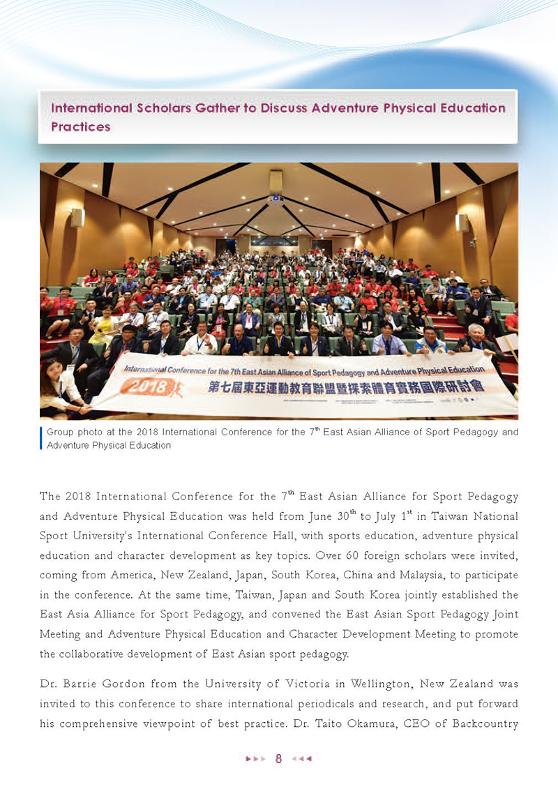 Sports Administration Newsletter 67 June 2018 p8