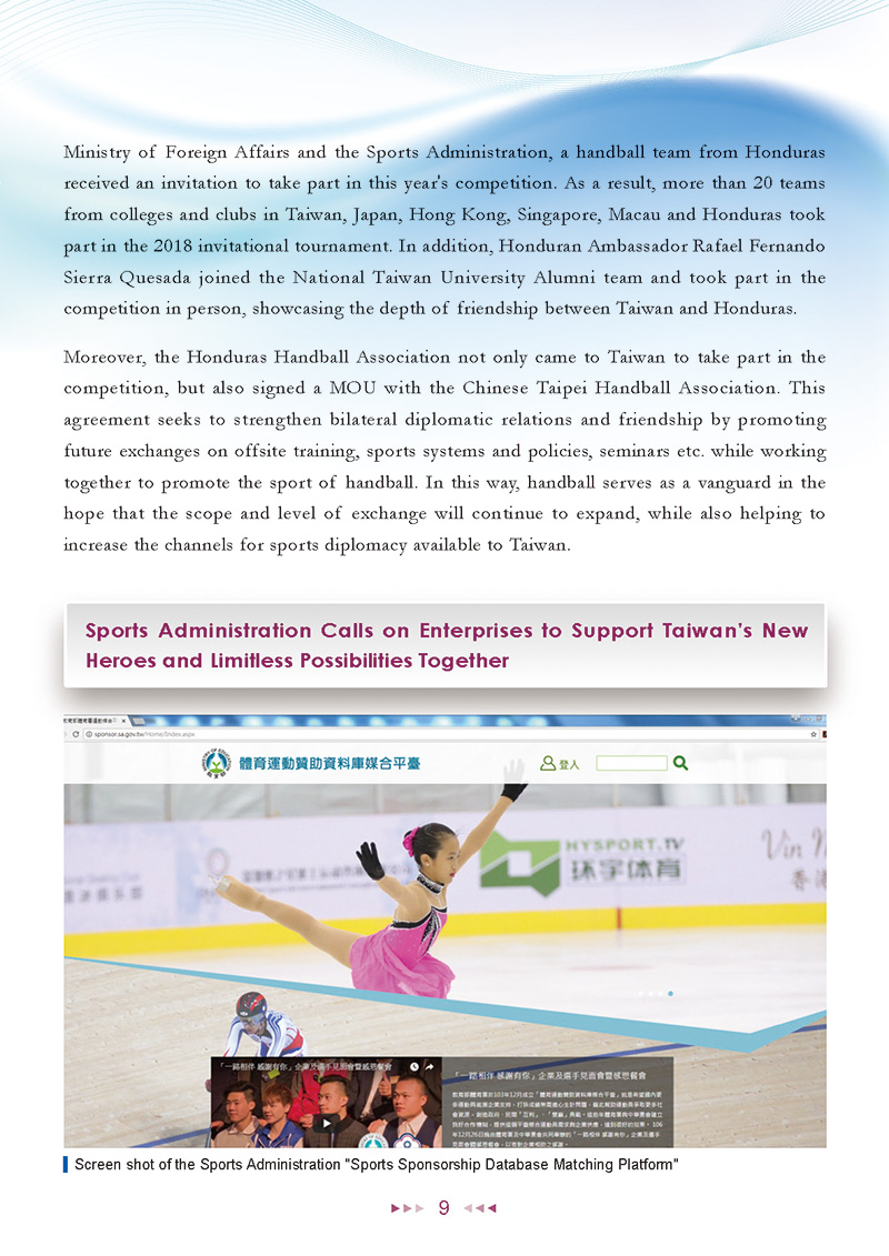 Sports Administration Newsletter 68 July 2018 p9