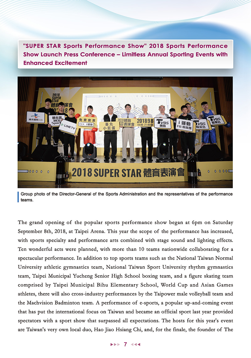 Sports Administration Newsletter 69 August 2018 p7